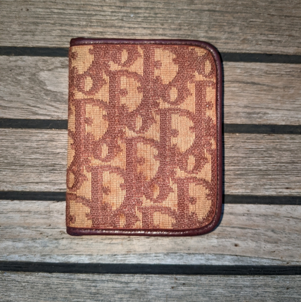 ❣️ Authentic❣️VTG Christian Dior trotter monogram wallet